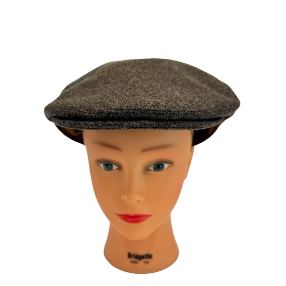 Brooks Brothers 100% Wool Newsboy Cap Charcoal Gray size 7 1/8 - Picture 1 of 6